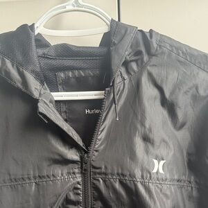 Hurley Black Windbreaker